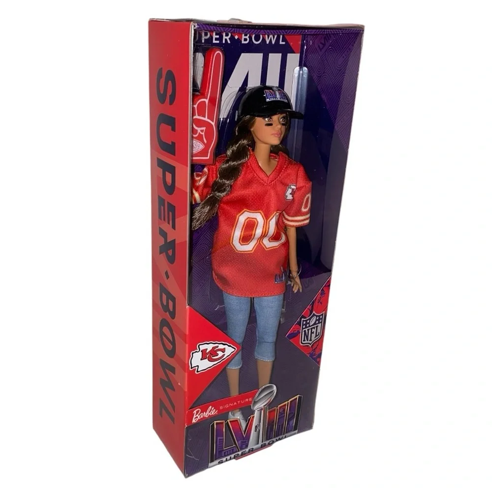 Barbie KC Chiefs NFL Super Bowl Doll